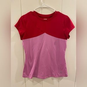 Pink and red Fila tennis top (small)